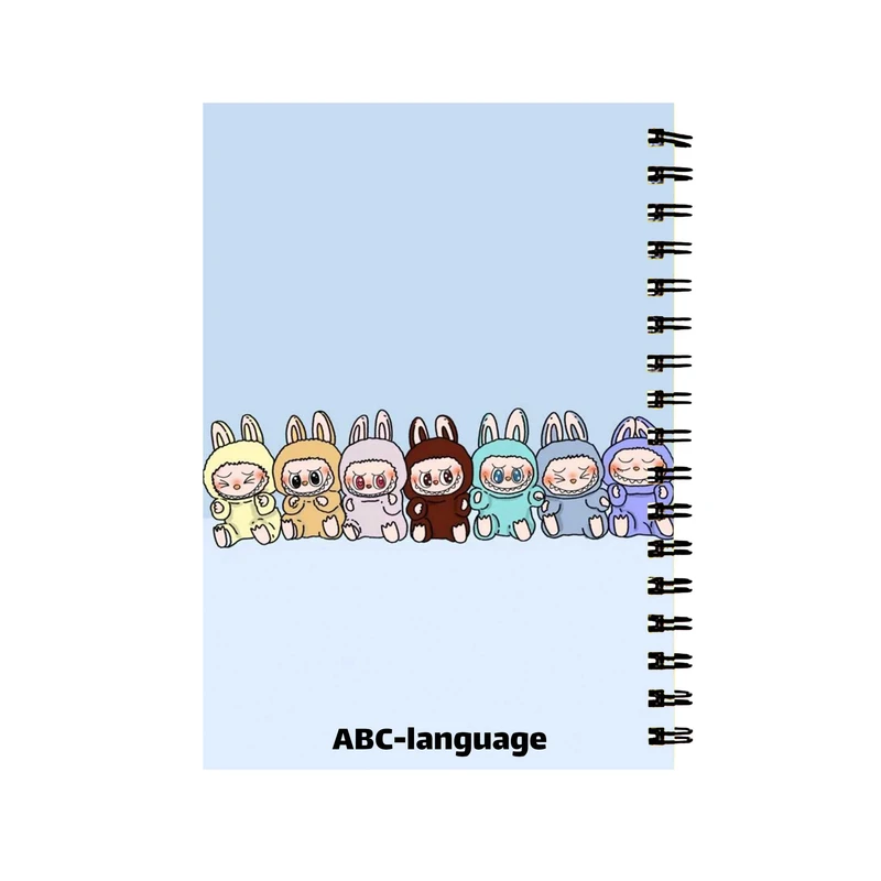 دفتر زبان 60 برگ مدل عروسک فانتزی لبوبو کد 0256