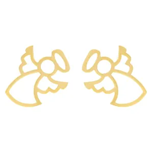 گوشواره طلا 18 عیار زنانه الن نار مدل 0699