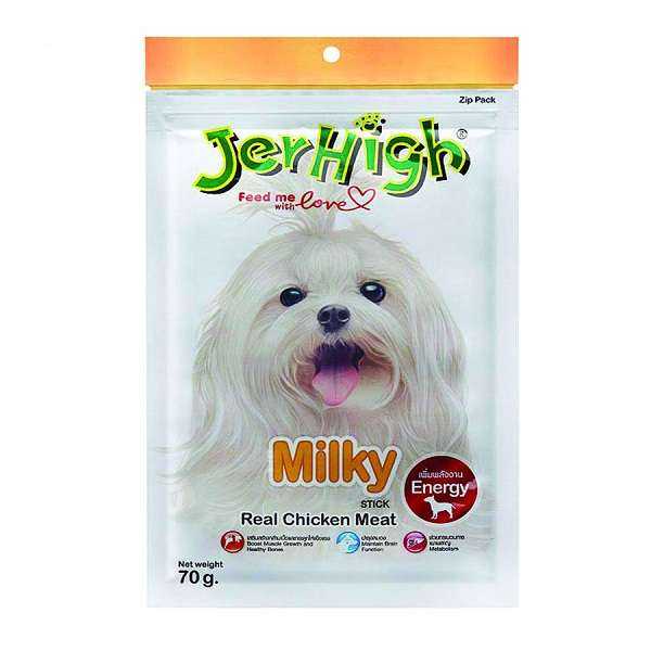 تشویقی سگ جرهای مدل milky وزن 70 گرم