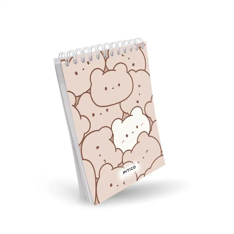 دفترچه یادداشت 70 برگ پیتیکو مدل خرس کد 03