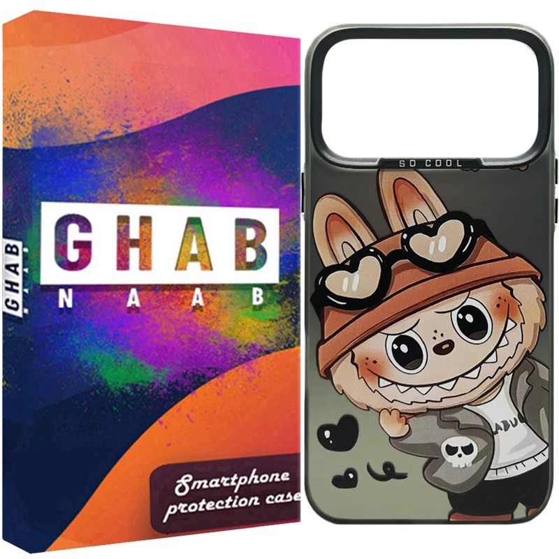 کاور قاب ناب مدل Socool طرح Labubu 02 مناسب برای گوشی موبایل اپل IPhone 17 Pro Max