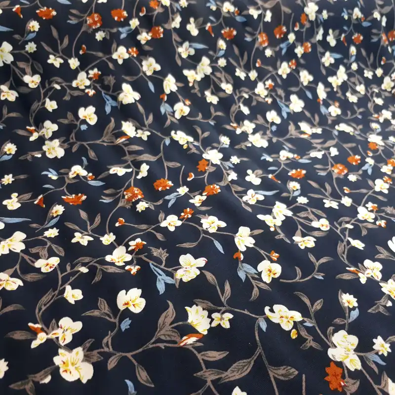 پارچه لباس مدل کدری نخی گلریز