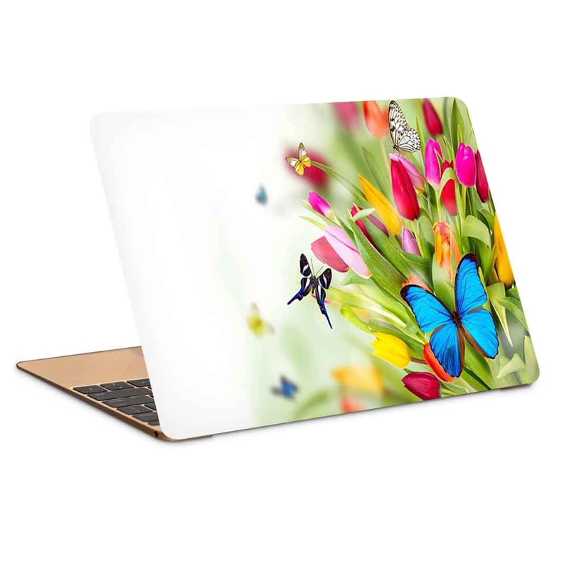 استیکر لپ تاپ طرح Butterflies-15 کد P-679 مناسب برای لپ تاپ 15.6 اینچ