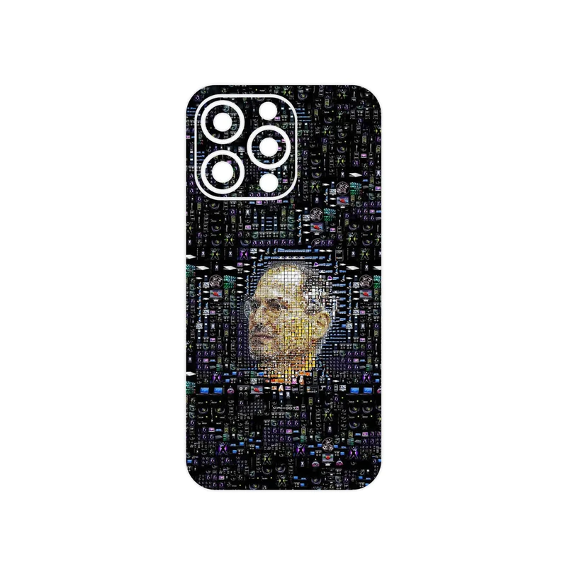 برچسب پوششی ماهوت مدل 2 Collage of Steve Jobs مناسب برای گوشی موبایل اپل iphone 13 Pro
