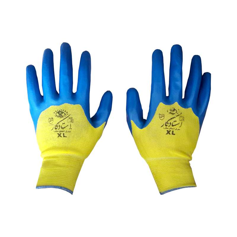 دستکش ایمنی استادکار کد 01557 بسته 5 جفتی