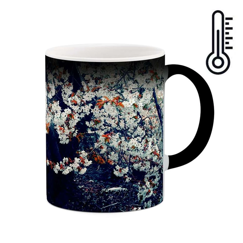 ماگ حرارتی کاکتی مدل شکوفه گل کد mgh10700