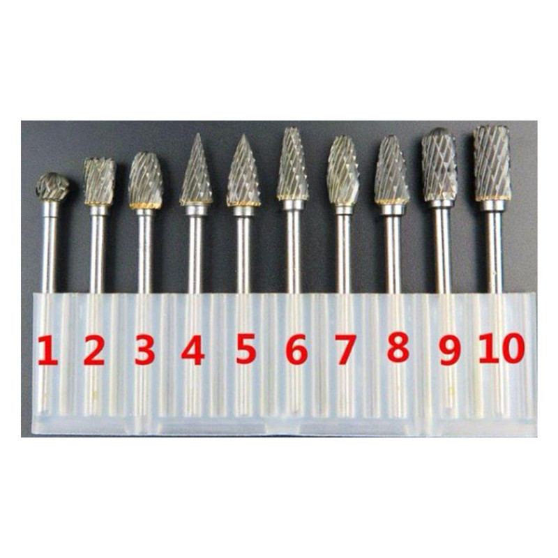 فرز مینیاتوری مدل AL10 مجموعه 10 عددی فرز مینیاتوری مدل AL10 مجموعه 10 عددی