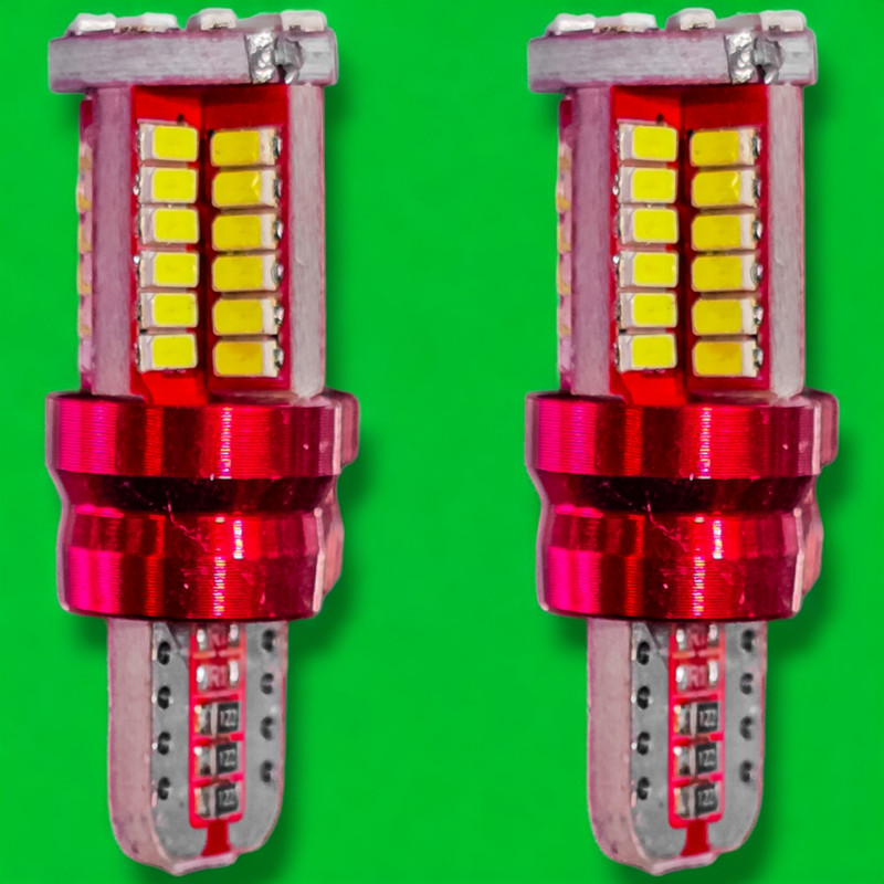 لامپ کوچک چراغ جلو خودرو تک حالته بست یدک مدل 58 تایی یخی کد SMD پایه تک کنتاک مناسب برای پراید بسته 2 عددی