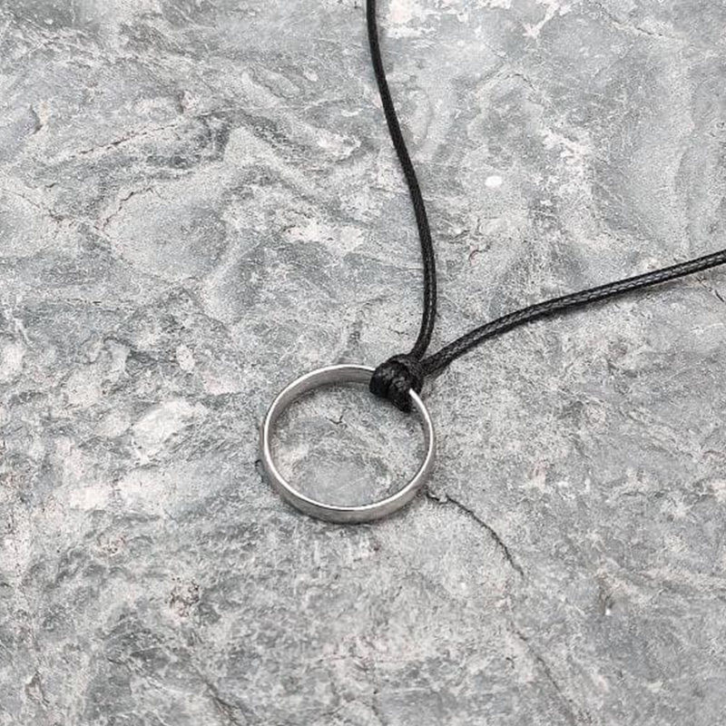 گردنبند نقره مردانه لیردا مدل اسم آران کد 029 GHN