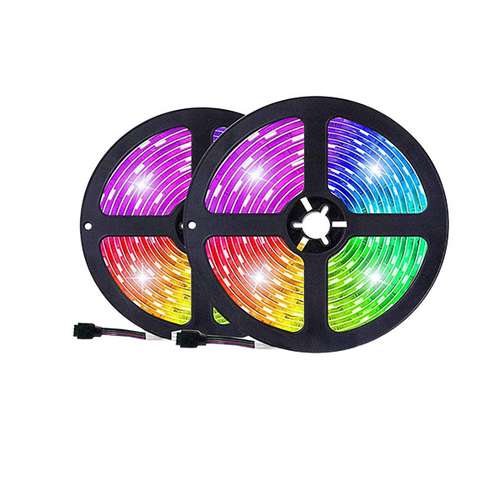 رقص نور نواری مدل IP65 rgb بسته 2 عددی