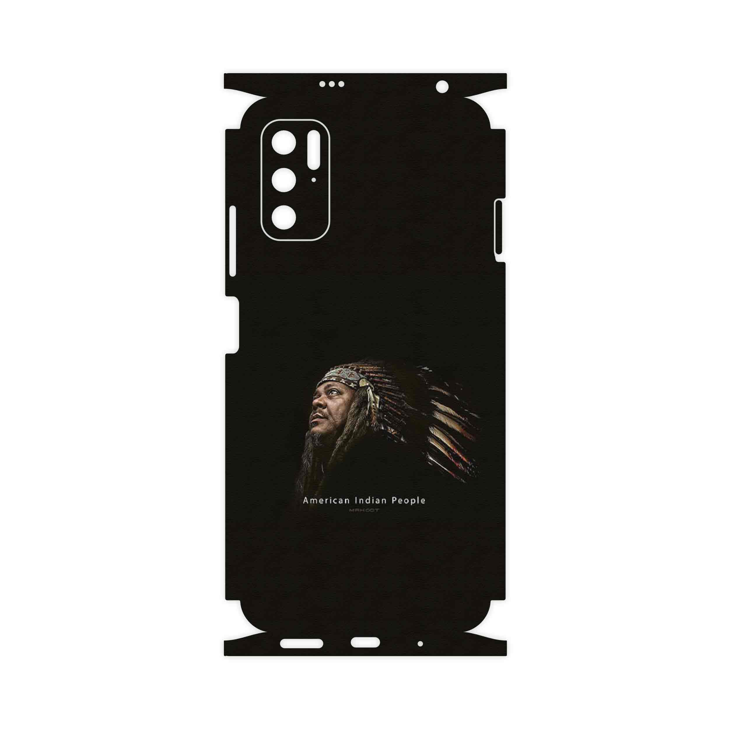 برچسب پوششی ماهوت مدل Portrait of an Indian Man-FullSkin مناسب برای گوشی موبایل شیائومی Redmi Note 11SE