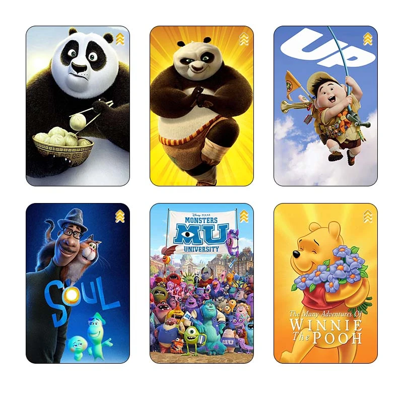 استيکر کارت کارنيکا طرح انیمیشن animation کد 72437 مجموعه 6 عددی