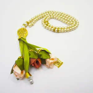 تسبیح مدل گلدار لاله 25