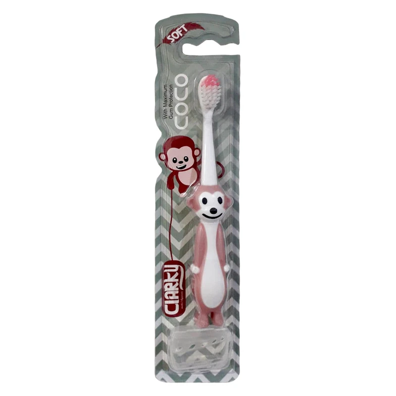 مسواک کودک کلارکی مدل Coco با برس نرم