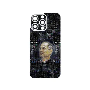 MAHOOT Collage of Steve Jobs 2 Cover Sticker for Apple iPhone 15 Pro Max