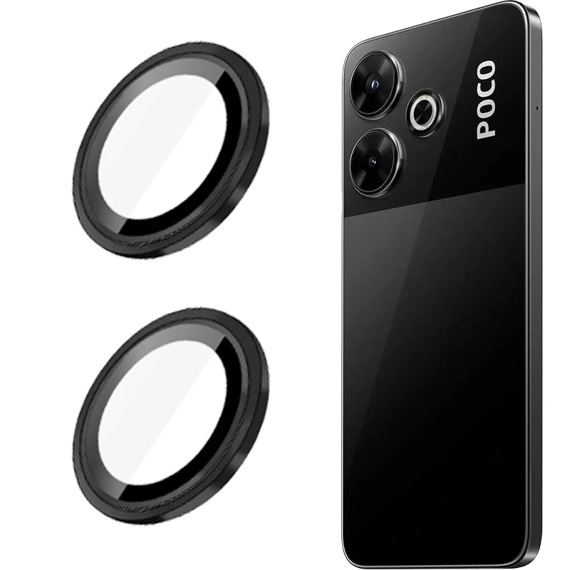 محافظ لنز دوربین والکری مدل Ring Metal مناسب برای گوشی موبایل شیائومی Poco M6 4G