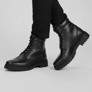 نیم بوت مردانه چرم مشهد مدل j6199-001