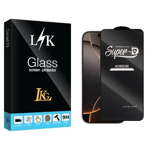 محافظ صفحه نمایش ال کا جی مدل LKKnewpkg SuperD مناسب برای گوشی موبایل اپل iPhone 16 Pro