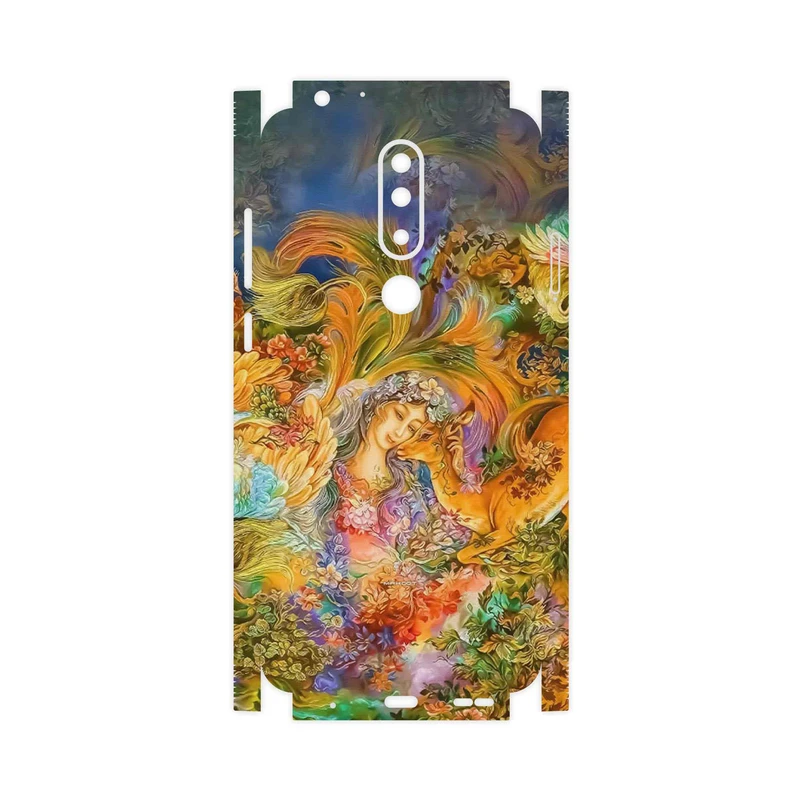 برچسب پوششی ماهوت مدل Persian miniature 3-FullSkin مناسب برای گوشی موبایل نوکیا 5.1 Plus