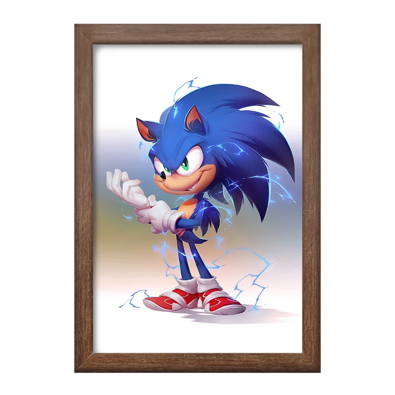 تابلو خندالو طرح سونیک (Sonic) کد F952