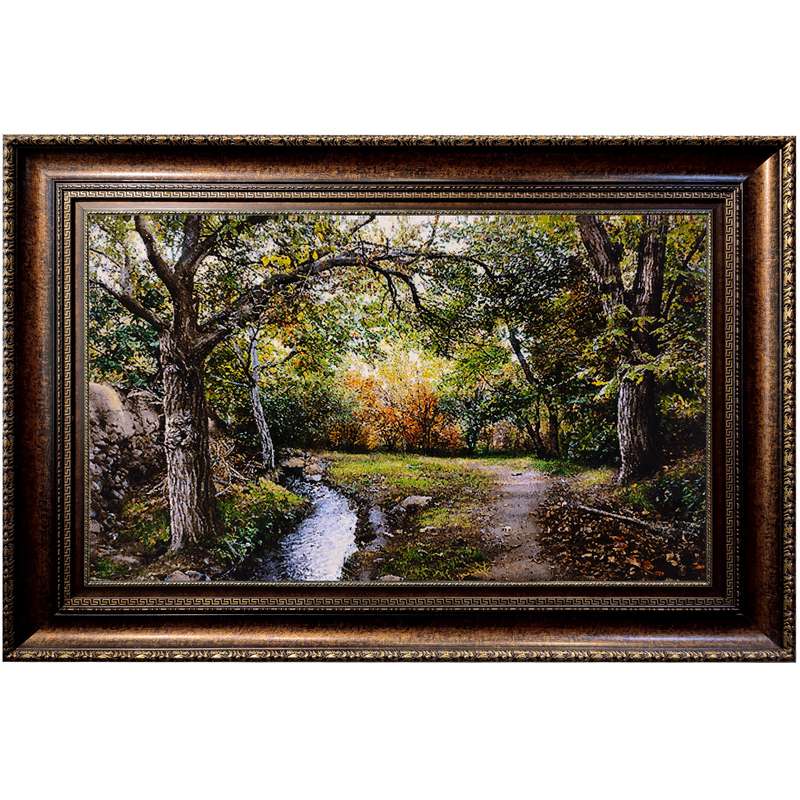 تابلو فرش دستبافت طرح کوچه باغ مدل RAR134 تابلو فرش دستبافت طرح کوچه باغ مدل RAR134