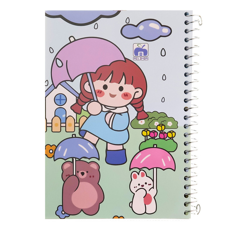 دفترچه یادداشت 80 برگ نهال مدل صفحات طرحدار طرح کارتونی کد 776