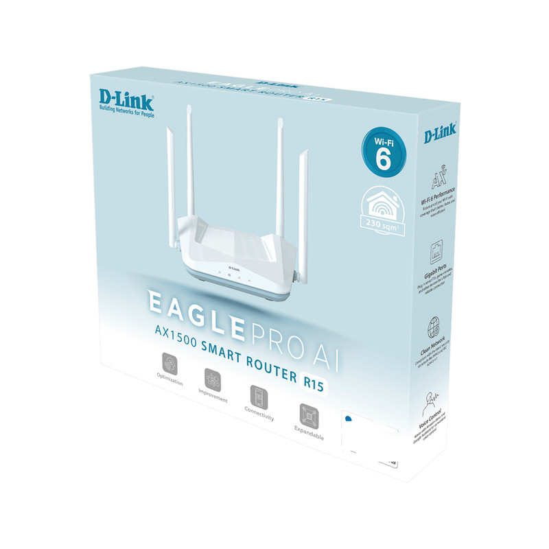روتر بی‌سیم دی-لینک مدل AX1500 Wi-Fi 6 AI