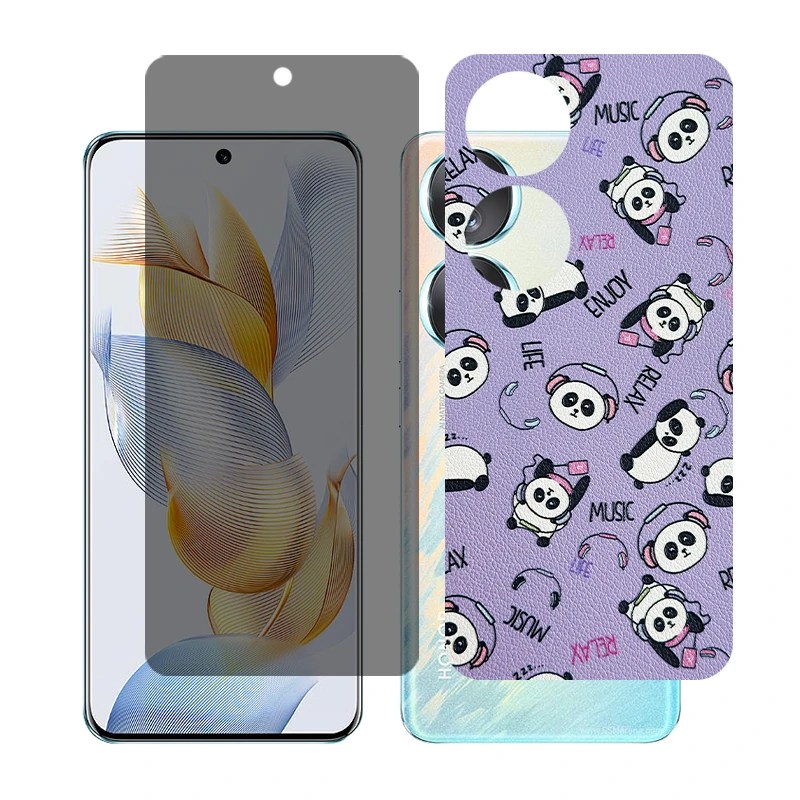 محافظ صفحه نمایش حریم شخصی گلس مدل Together مناسب برای گوشی موبایل آنر 90 به همراه برچسب پوششی