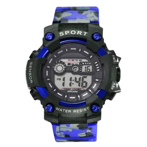ساعت مچی دیجیتال مردانه مدل اسپرت تک زمانه کرنوگراف بند پیو کد 5