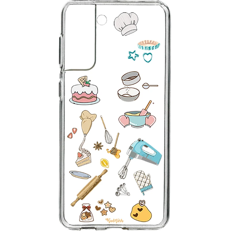 کاور طرح شیرینی پزی مناسب برای گوشی موبایل سامسونگ Galaxy S21