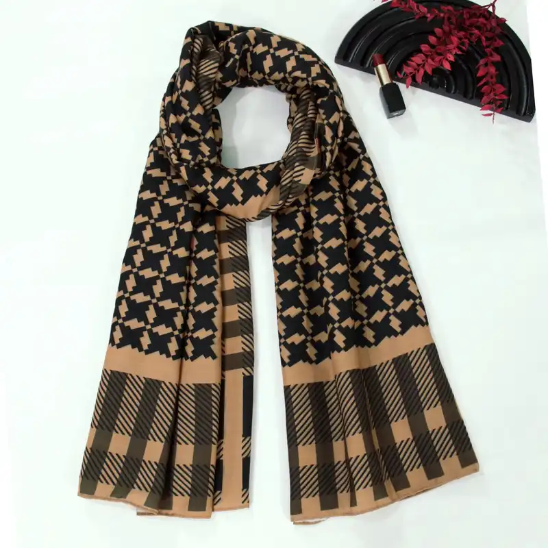 شال زنانه مدل پاییزه کج راه کد ana-2735