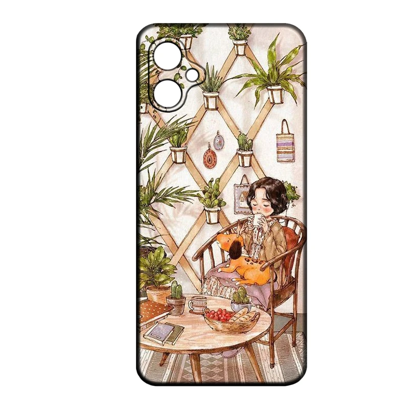 کاور طرح دخترانه کد 269 مناسب برای گوشی موبایل سامسونگ Galaxy A07