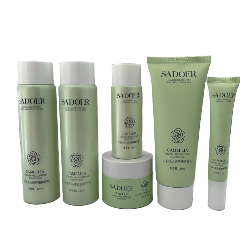 مجموعه مراقبت از پوست سادور مدل کاملیا بسته 6 عددی