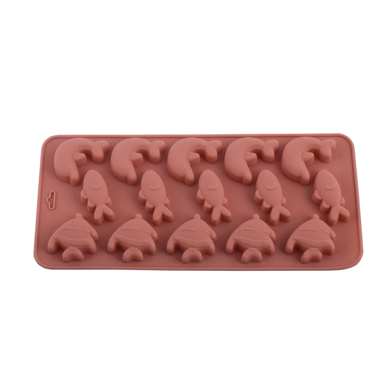 قالب شکلات مدل ماهی 15 خانه