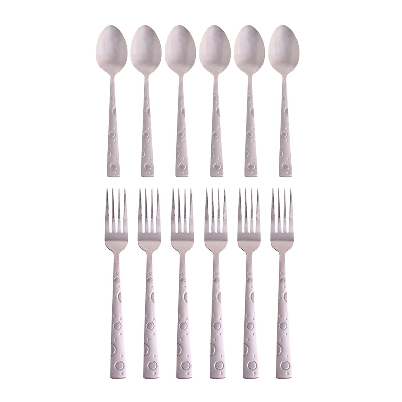 ست قاشق و چنگال 12 پارچه کد 34575