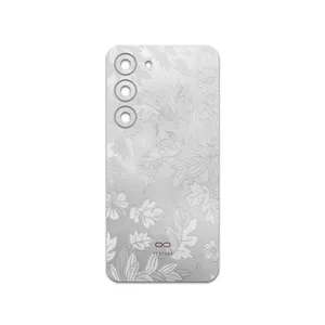 MAHOOT Silver-Wildflower Cover Sticker for Samsung Galaxy S23