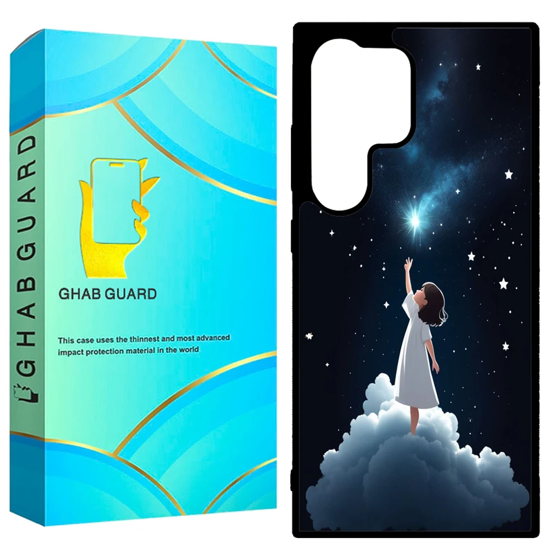 کاور قاب گارد طرح دخترانه مدل GCHPD24U مناسب برای گوشی موبایل سامسونگ Galaxy S24 Ultra 5G       