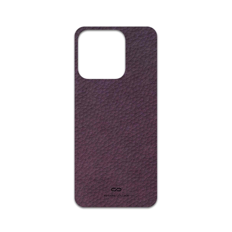 برچسب پوششی ماهوت مدل Purple-Leather مناسب برای گوشی موبایل آنر X5b Plus
