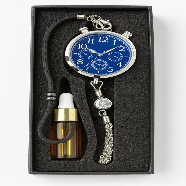 خوشبوکننده خودرو ام پی طرح ساعت مدل 1001 با رایحه 212 حجم 10 میلی‌لیتر