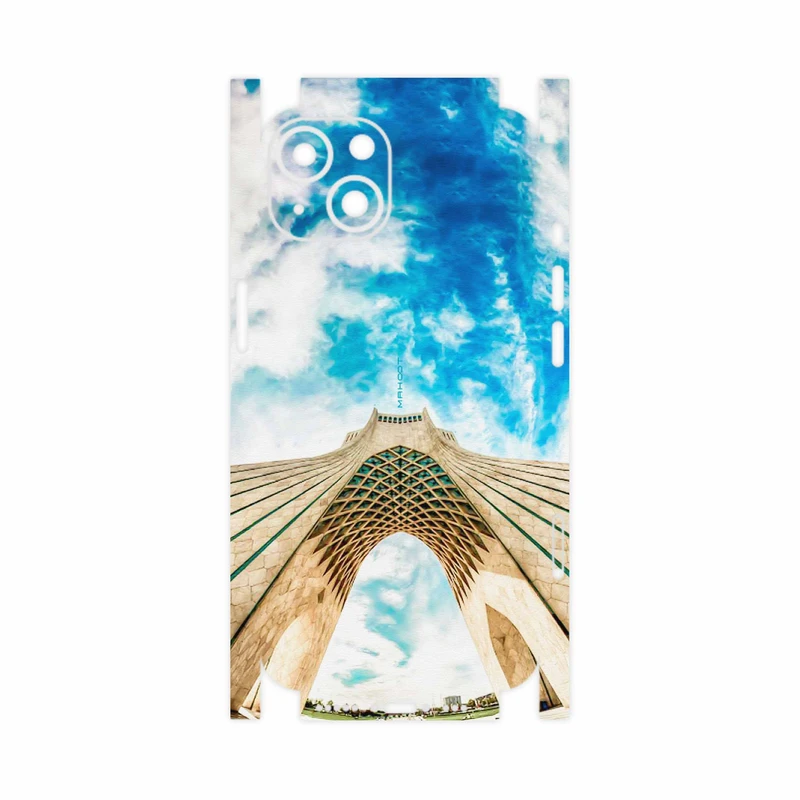 برچسب پوششی ماهوت مدل AZADI-Tower-FullSkin مناسب برای گوشی موبایل اپل iPhone 13