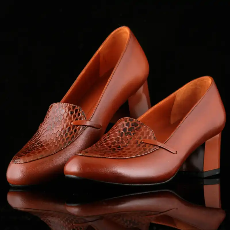 کفش پاشنه دار زنانه مدل کلارا کد 601-MRV-asl