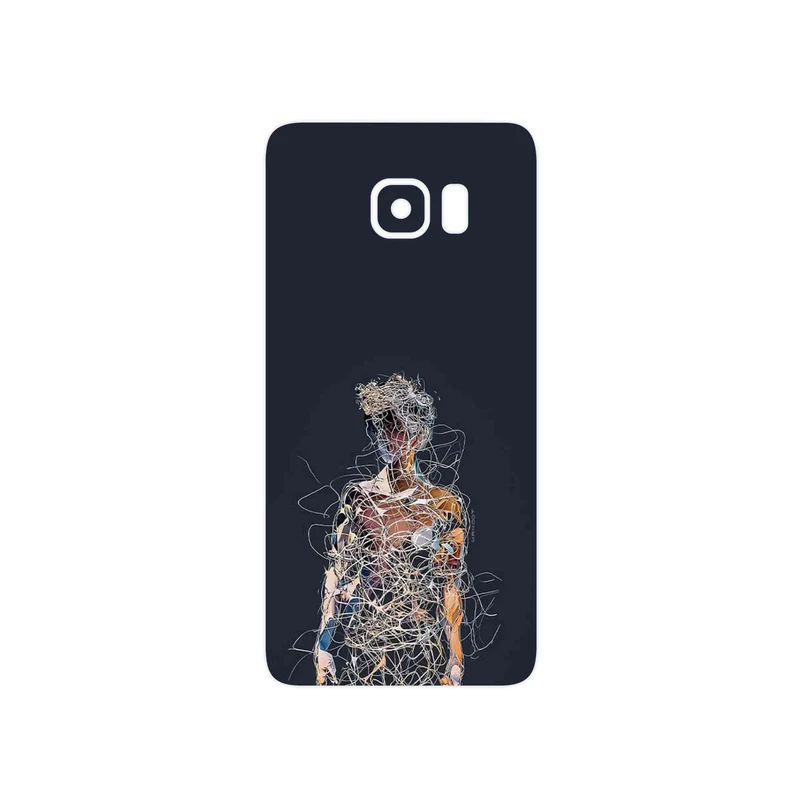 برچسب پوششی ماهوت مدل Strings Digital Art 1 مناسب برای گوشی موبایل سامسونگ Galaxy S6 Edge