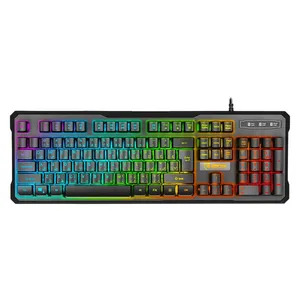 Green GK601-RGB Semi-Mechanical Full Size Gaming Keyboard