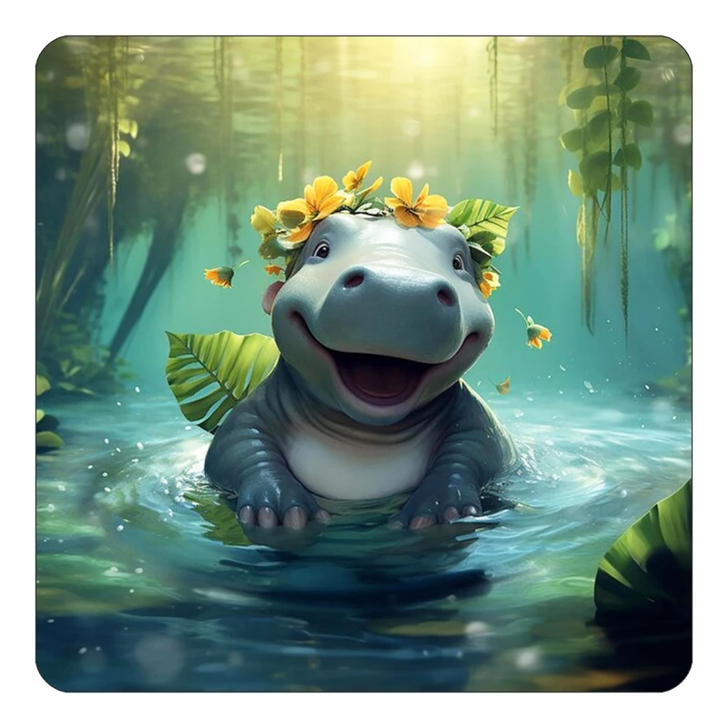 مگنت کاکتی طرح حیوانات کارتونی مدل mp27407