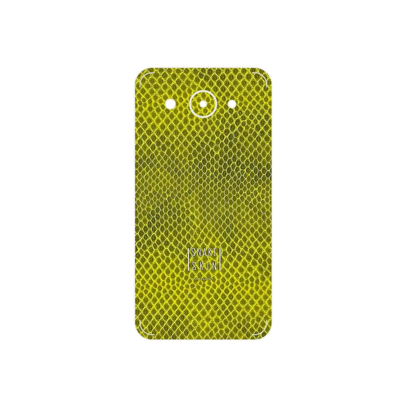 برچسب پوششی ماهوت مدل Yellow Snake Skin مناسب برای گوشی موبایل هوآوی Y3 2017