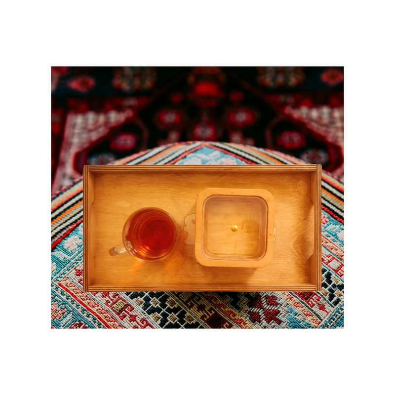 قندان مدل چوبی کد MD128