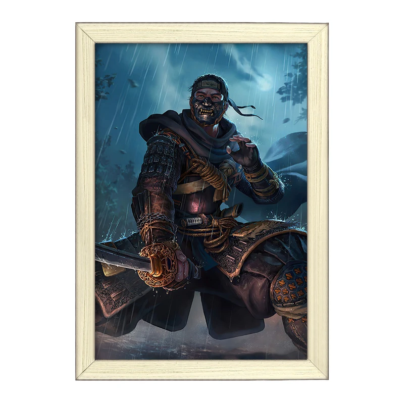 تابلو خندالو طرح جین(گوست) گوست آف سوشیما کد 30814