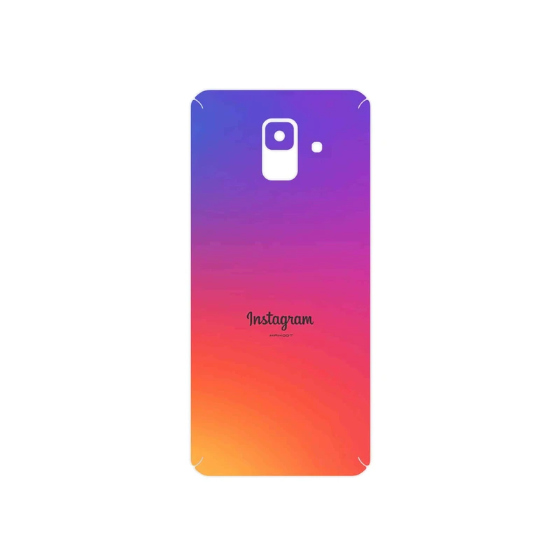 برچسب پوششی ماهوت مدل Instagram مناسب برای گوشی موبایل سامسونگ Galaxy A6 2018