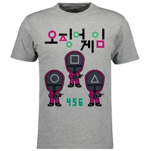 تی شرت آستین کوتاه مردانه مدل بازی مرکب V53