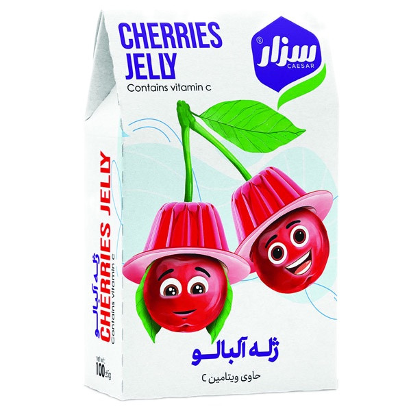 پودر ژله آلبالو سزار-100 گرم